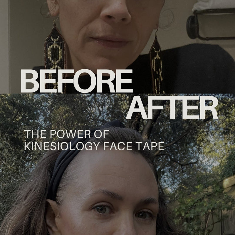 Before/After Face Taping